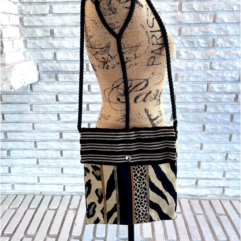 Handmade Tapestry Animal print handbag NWOT